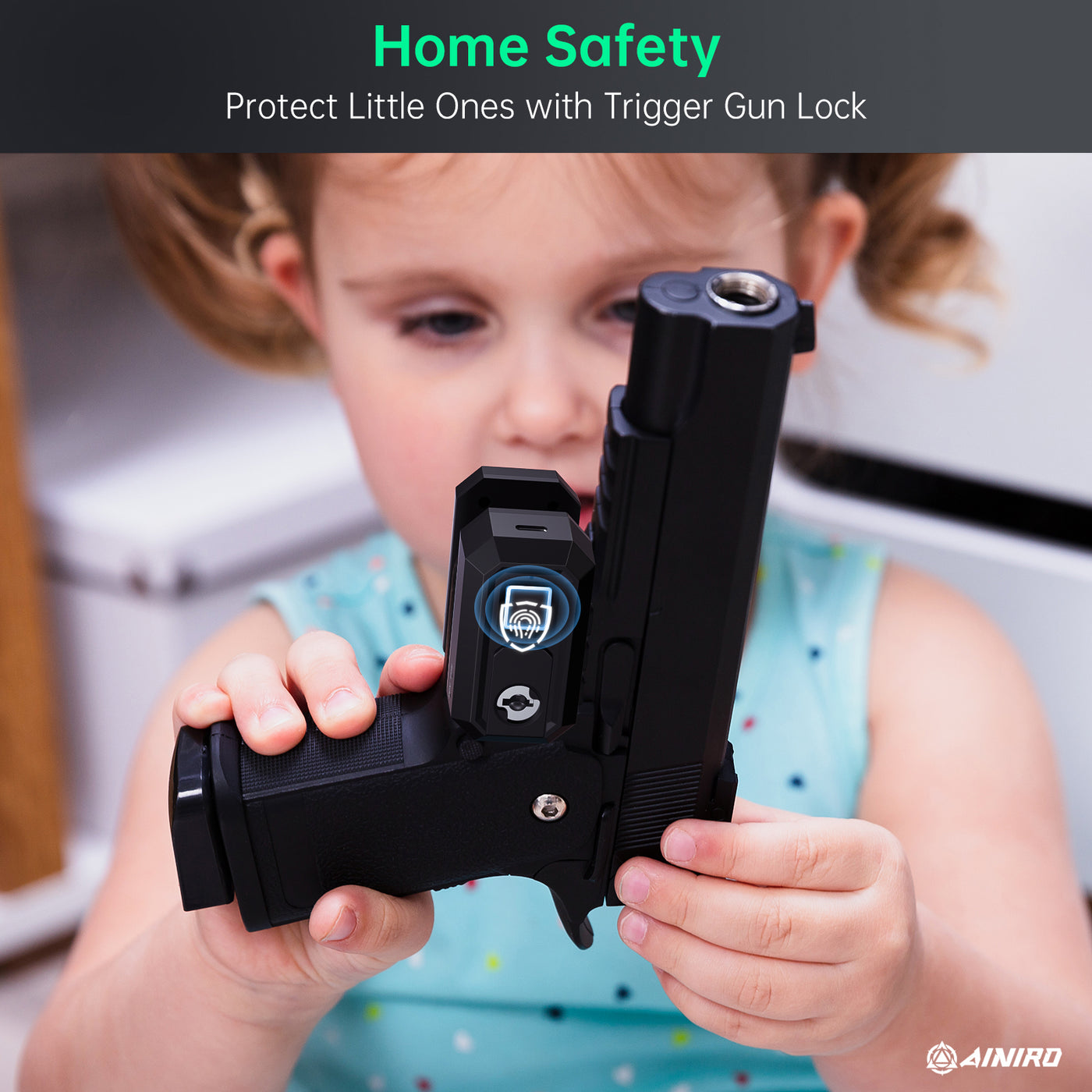 AINIRO Biometric Gun Trigger Lock (Free Shipping) – ainiro