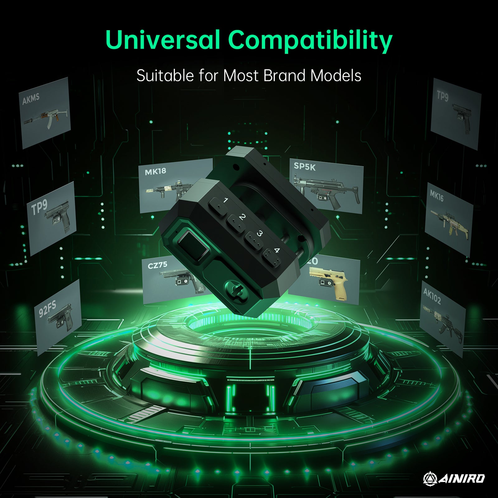 AINIRO Biometric Gun Trigger Lock (Free Shipping) – ainiro