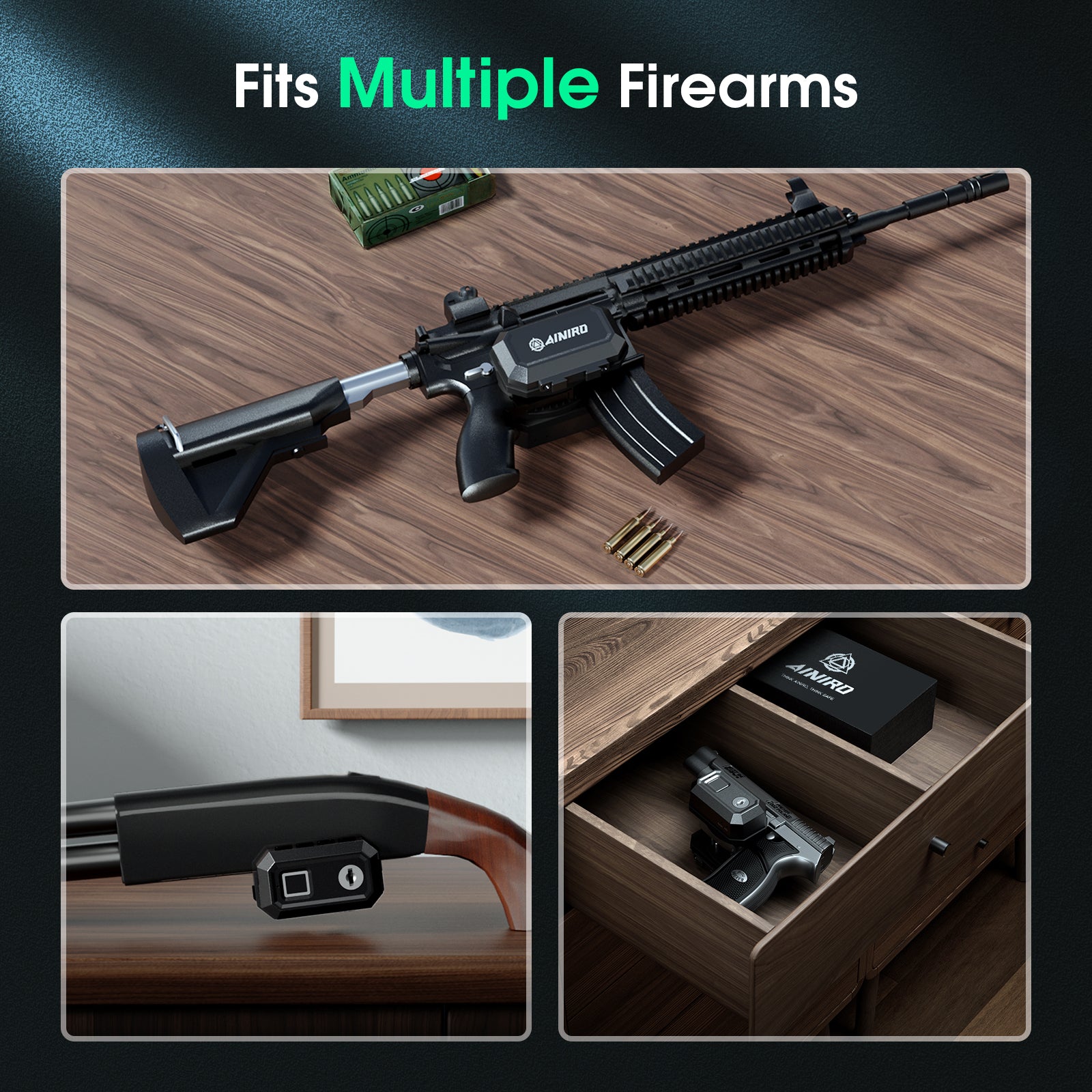 AINIRO Biometric Gun Trigger Lock (Free Shipping) – ainiro